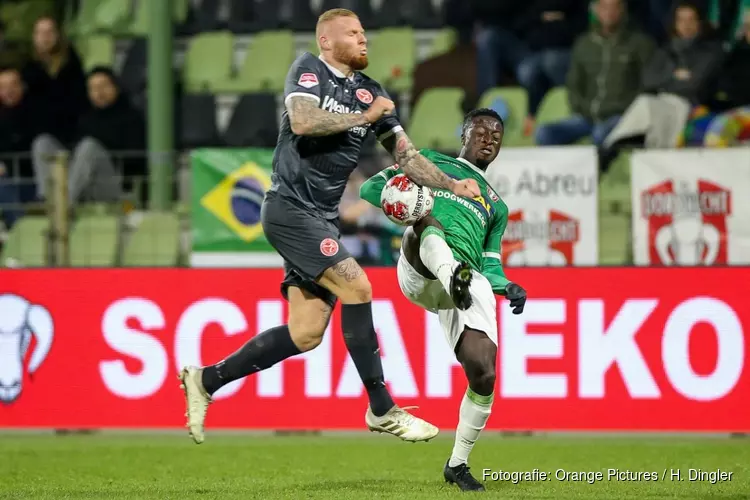 Verheydt schiet Almere City FC langs FC Dordrecht