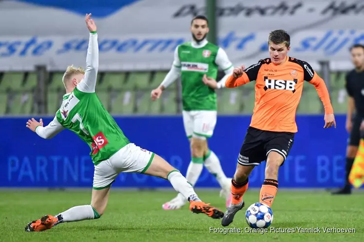 FC Volendam laat twee punten liggen bij hekkensluiter