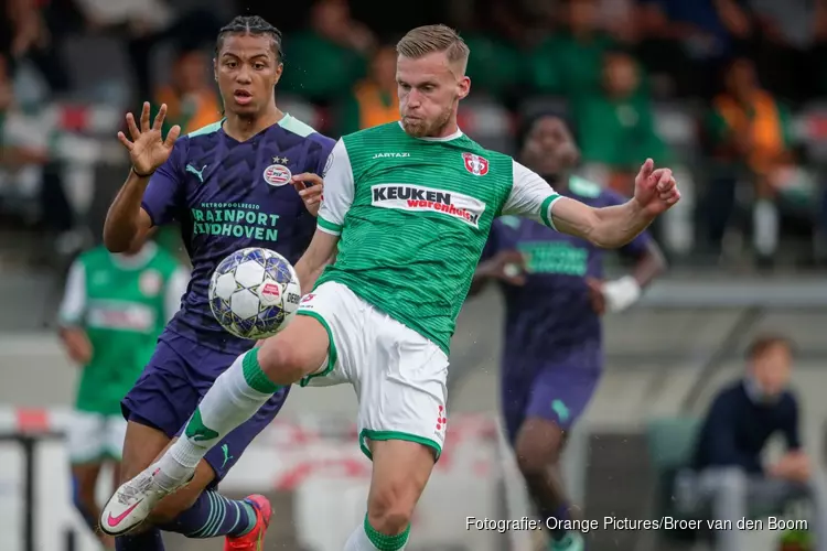 FC Dordrecht en Jong PSV delen de punten bij seizoenstart