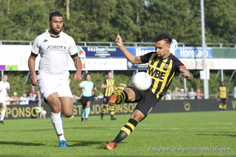 Rijnsburgse Boys blijft bovenin meedoen na winst op ASWH