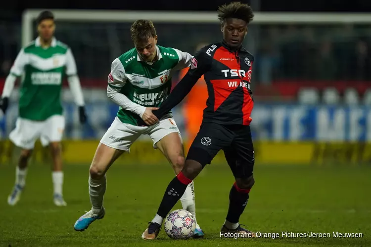 Almere City FC blijft om de prijzen strijden na nipte winst op FC Dordrecht
